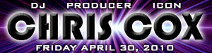 Friday, 4/30/2010 Purple foundation presents Chris Cox